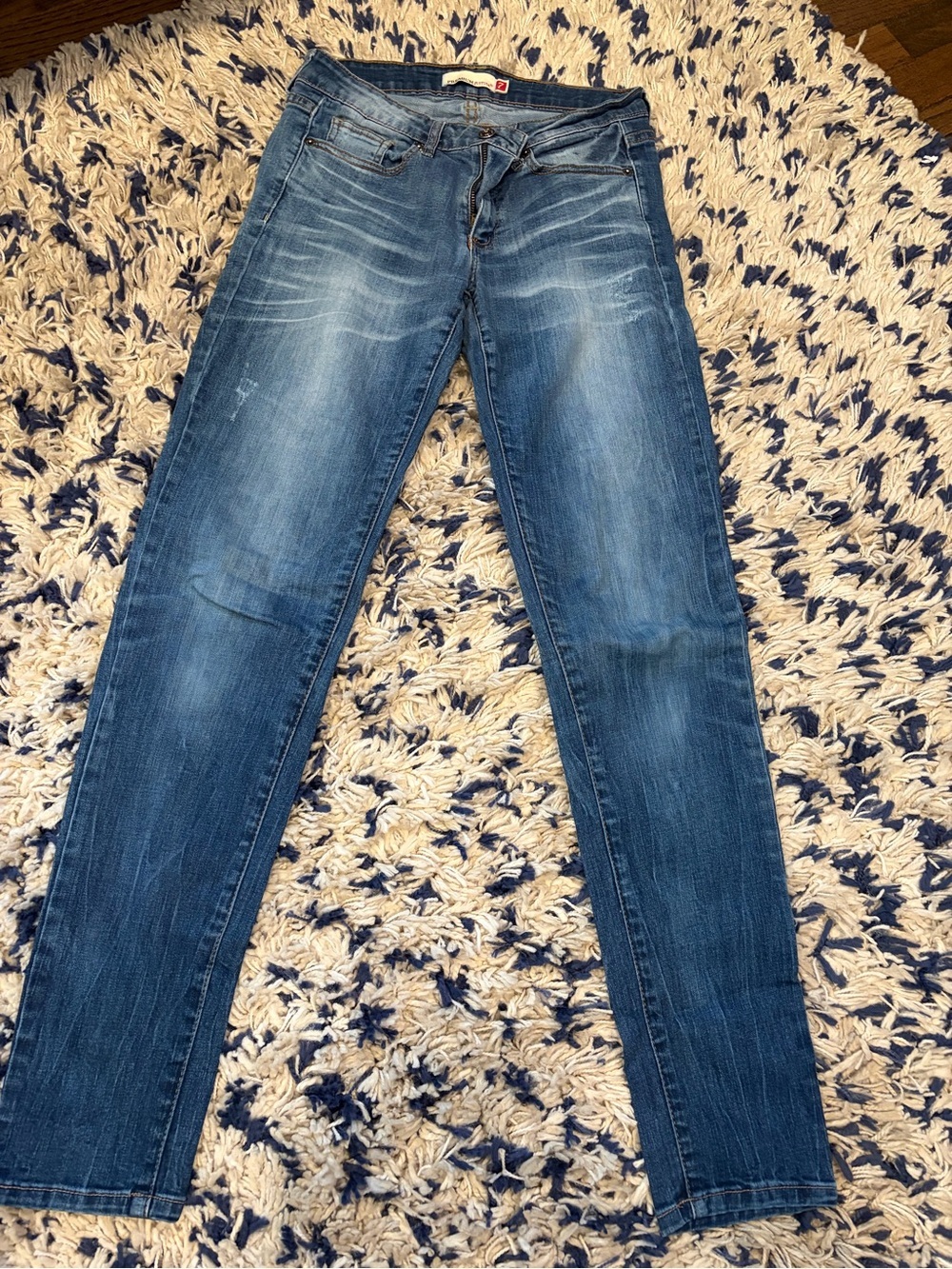 Just USA Premium Light Blue Denim Jeans skinny size 7 juniors